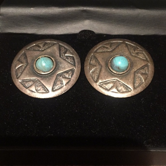 Jewelry - Turquoise Star Earrings